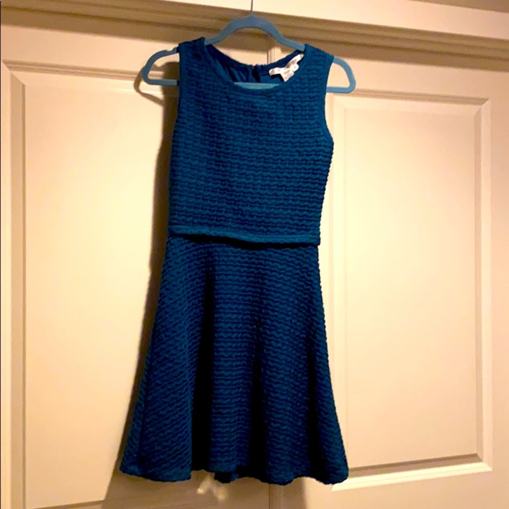 EUC Max Studio dark turquoise dress